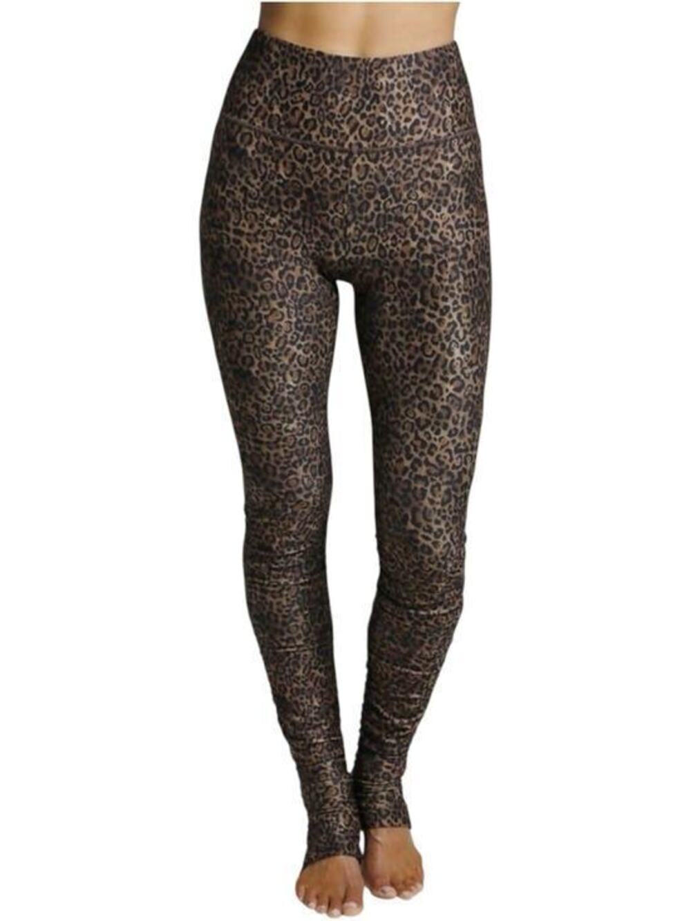 KIRAGRACE Women’s Size M Leopard Print Flirt High Waisted Yoga Leggings